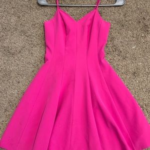 Bebe hot pink mini dress. Size 00. Homecoming/prom